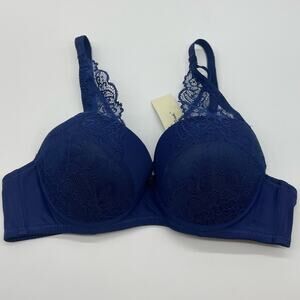 NWT Agnes Orinda Blue Lace Bra